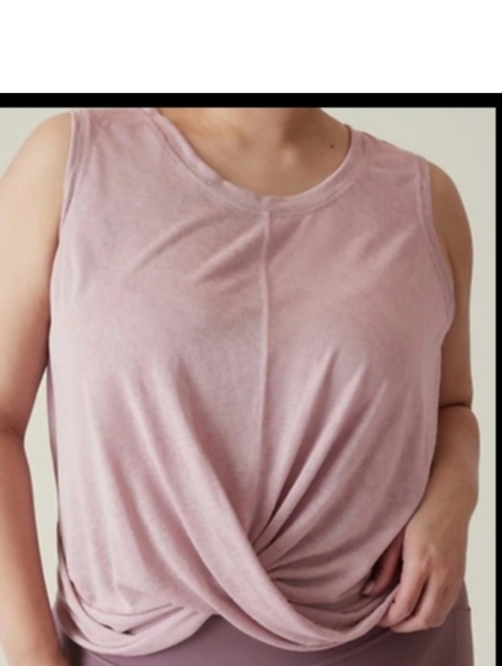 Athleta women's Breezy Twist Tank size L